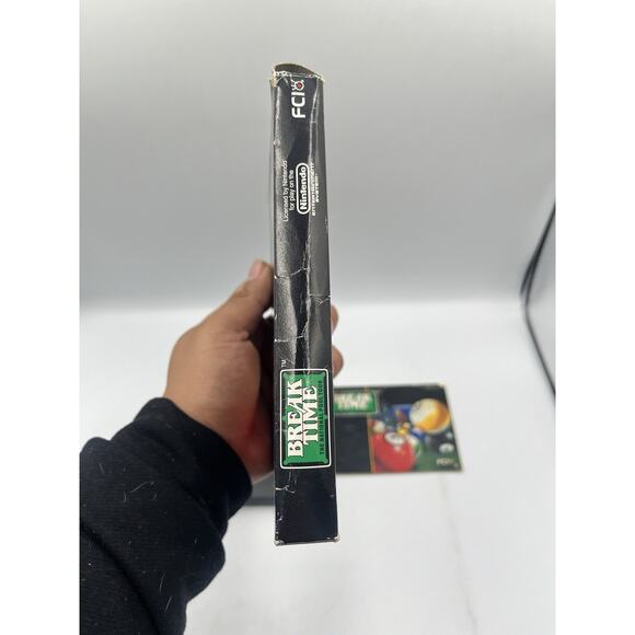 Break Time: The National Pool Tour (Nintendo, 1993) NES CIB COMPLETE - Picture 5 of 16